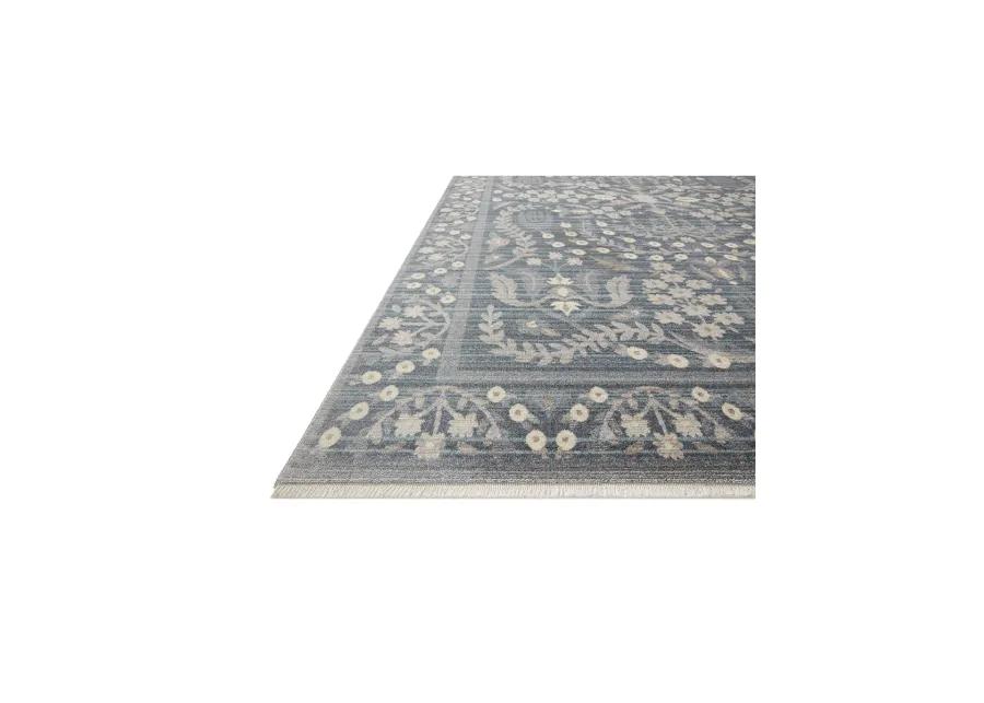 Holland HLD04 Blue 3'7" x 5'1" Rug by Rifle Paper Co.