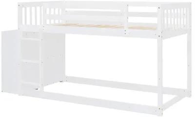 Merax Modern Bunk Bed with 4 Drawers