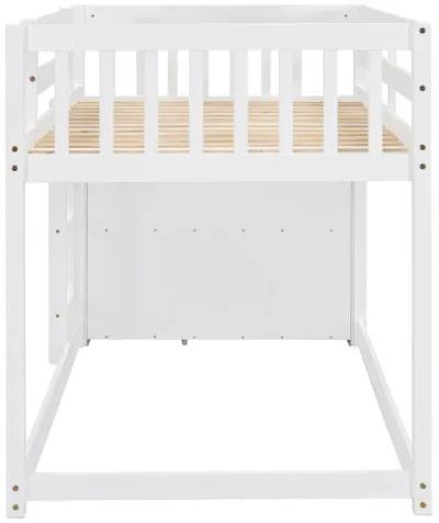 Merax Modern Bunk Bed with 4 Drawers