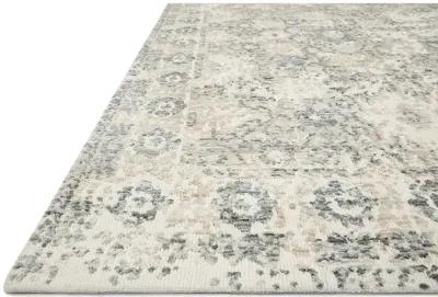 Lindsay Antique White/Aqua 9'3" x 13' Rug