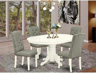 Dining Room Set Linen White