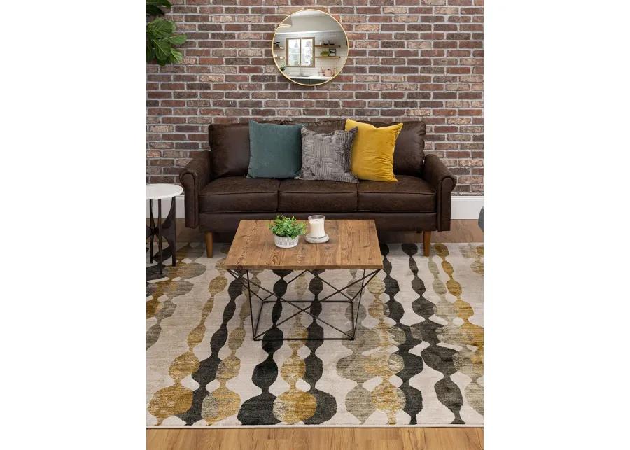 Expressions by Scott Living Acoustic Onyx 2' 4" X 7' 10" Rug