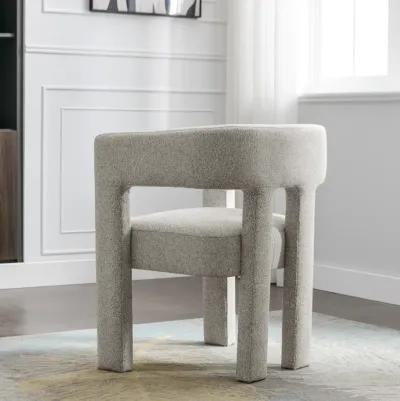 Merax Contemporary Linen Upholstered Accent Chair