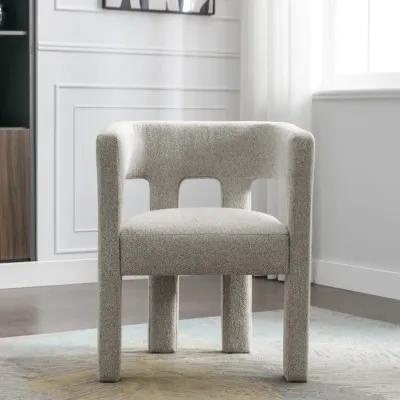 Merax Contemporary Linen Upholstered Accent Chair