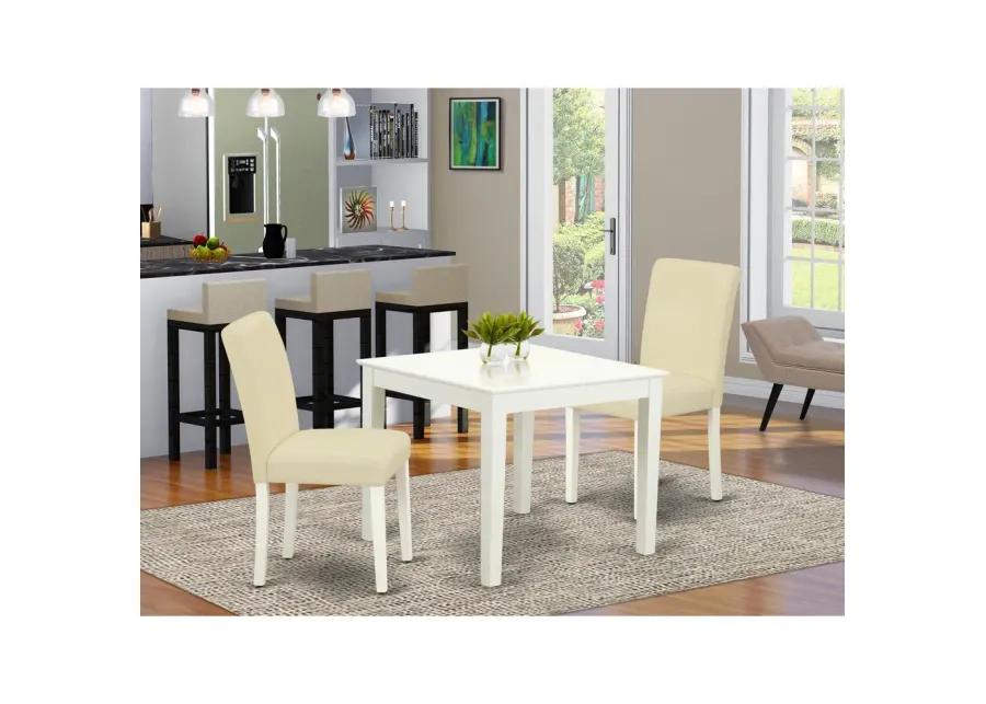 Dining Room Set Linen White