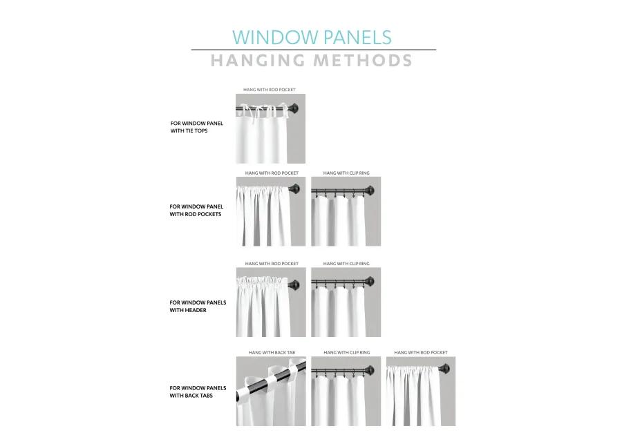 Clara Light Filtering Window Curtain Panels