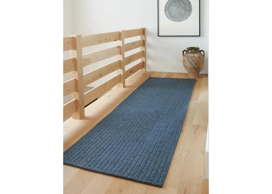 Nirvana Premium Iver Blue 3' x 12' Runner Rug