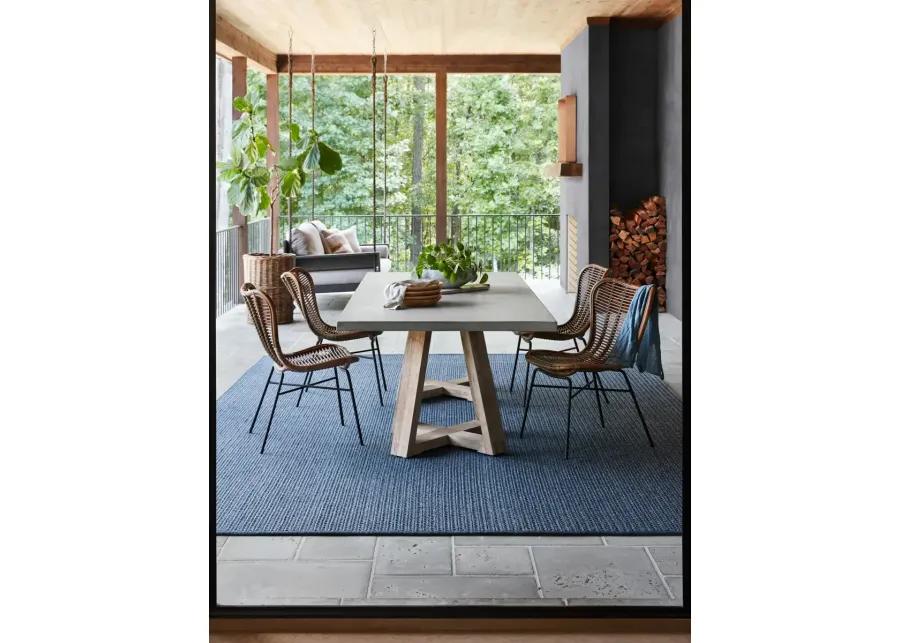 Nirvana Premium Iver Blue 3' x 12' Runner Rug