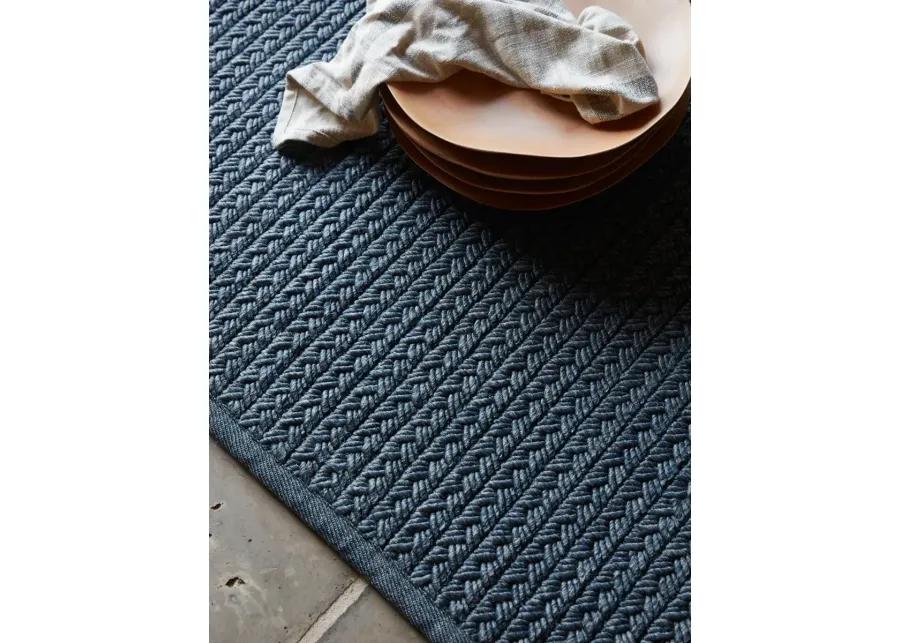 Nirvana Premium Iver Blue 3' x 12' Runner Rug