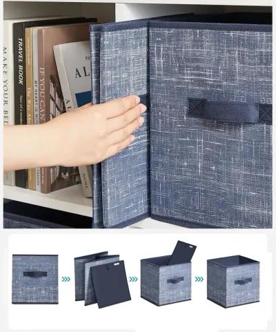 Non-Woven Fabric Storage Cubes with Double Handles