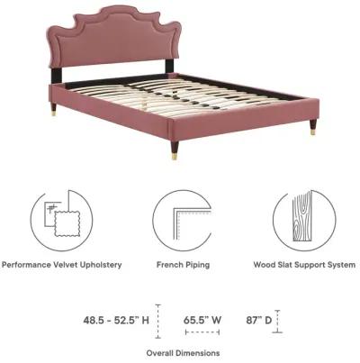 Modway - Neena Performance Velvet Twin Bed