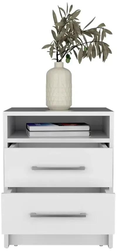 Nightstand Cartiz, Bedroom, White