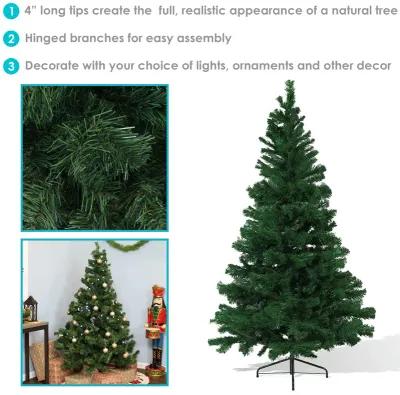 Sunnydaze Canadian Pine Indoor Artificial Christmas Tree - 4 ft