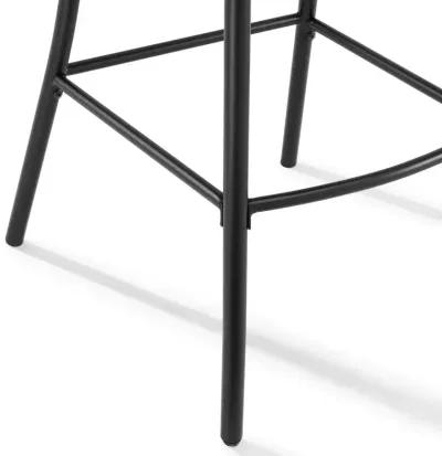 Camille 2Pc Counter Stool Set Matte Black - 2 Stools