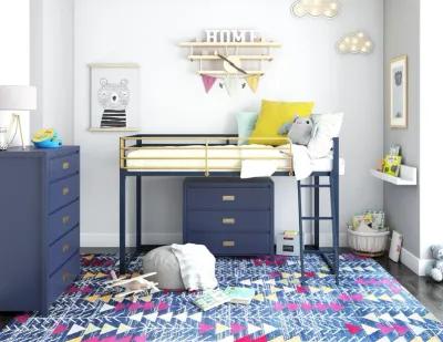 Monarch Hill Haven Twin Size Metal Junior Loft Bed