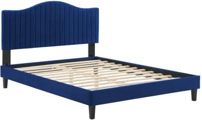 Modway - Juniper Channel Tufted Performance Velvet King Platform Bed