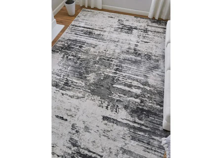 Prasad 39N9F 10' x 13'2" Ivory/Gray/Taupe Rug