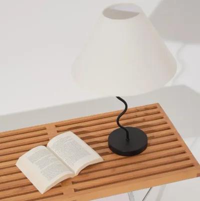 Squiggle LED Table Lamp - Black