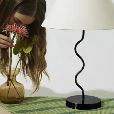 Squiggle LED Table Lamp - Black