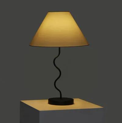 Squiggle LED Table Lamp - Black