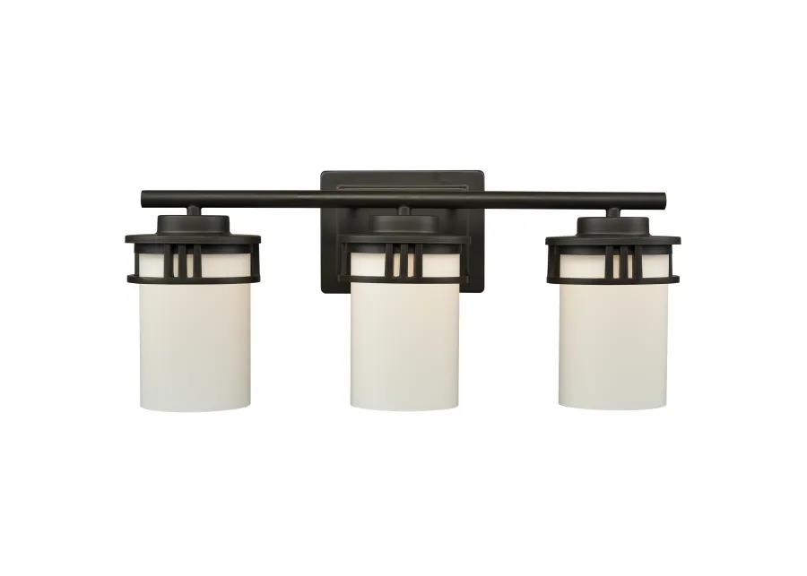 Ravendale 20'' Wide 3-Light Bronze Vanity Light