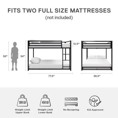 DHP Miles Metal Full/Full Bunk Bed