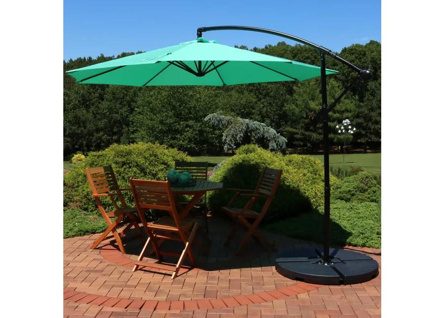 Sunnydaze 9' Cantilever Offset Patio Umbrella with Crank