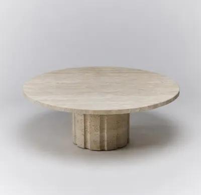 Amerigo Cocktail Table - Travertine