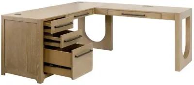 Canyon Drive L-shape Pedestal Desk