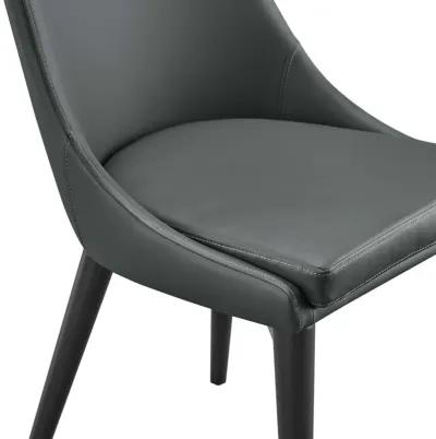 Viscount Dining Side Chair Vinyl Set of 2