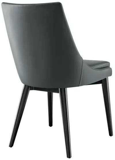 Viscount Dining Side Chair Vinyl Set of 2