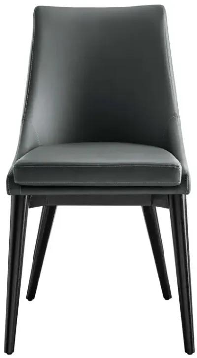 Viscount Dining Side Chair Vinyl Set of 2