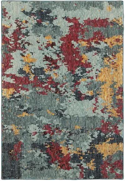 Evolution 7'10" x 10'10" Blu Rug