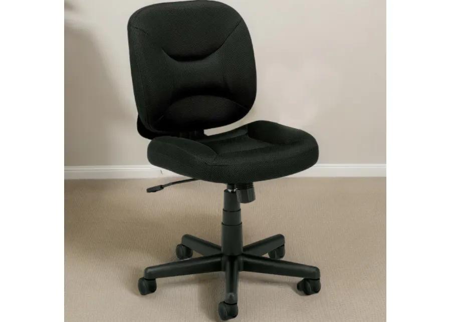 Hivvago Black Task Chair Office Chair with Padded Seat