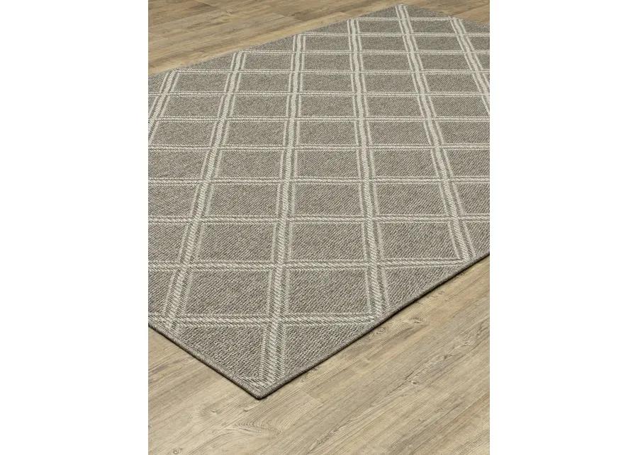 Caicos 9'10" x 12'10" Grey Rug