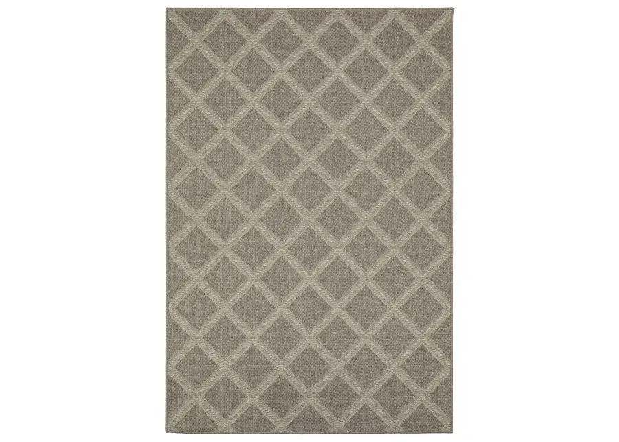 Caicos 9'10" x 12'10" Grey Rug