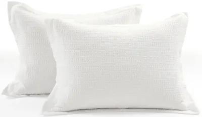 Haniya Solid Waffle Woven Cotton Textured Comforter 3-Pc Set