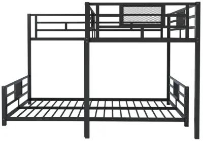 Merax L-shaped Metal Twin over Full Size Bunk Bed