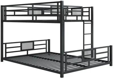 Merax L-shaped Metal Twin over Full Size Bunk Bed