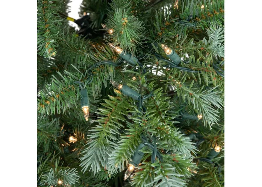 6' Pre-Lit Blue Spruce Artificial Christmas Tree  Clear Lights