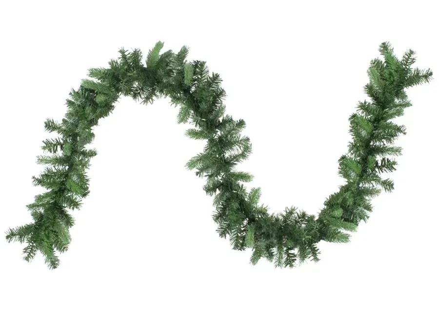 9' x 10" Green Noble Fir Artificial Christmas Garland - Unlit