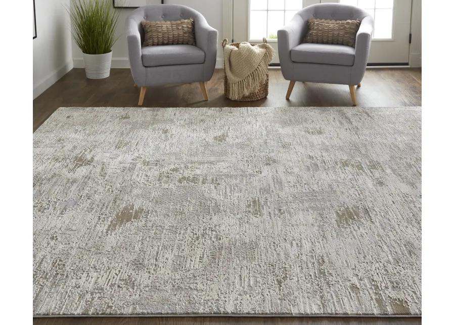 Vancouver 39FHF Ivory/Gray/Tan 2'10" x 7'10" Rug