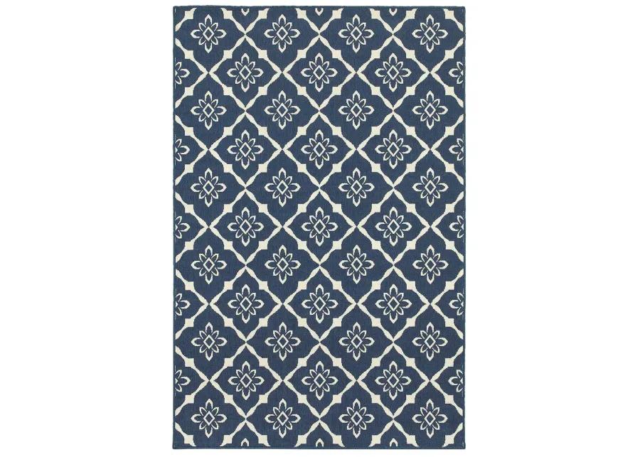 Meridian 7'10" x 10'10" Navy Rug