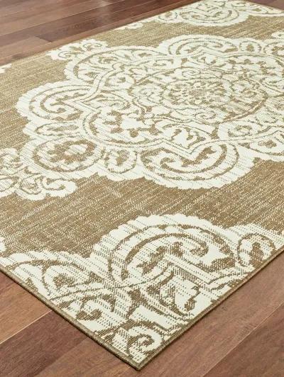 Marina 8'6" x 13' Tan Rug