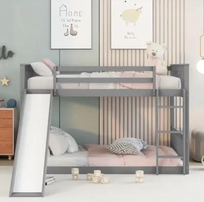 Full Over Full Bunk Bed With Slide II