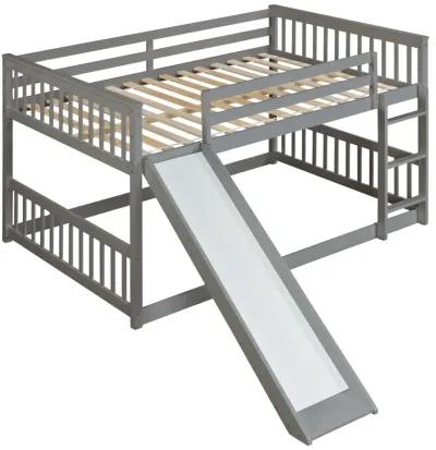 Full Over Full Bunk Bed With Slide II