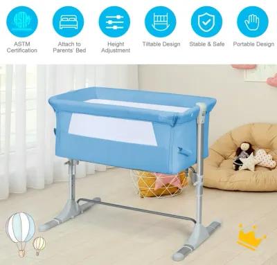 Travel Portable Baby Bed Side Sleeper  Bassinet Crib with Carrying Bag