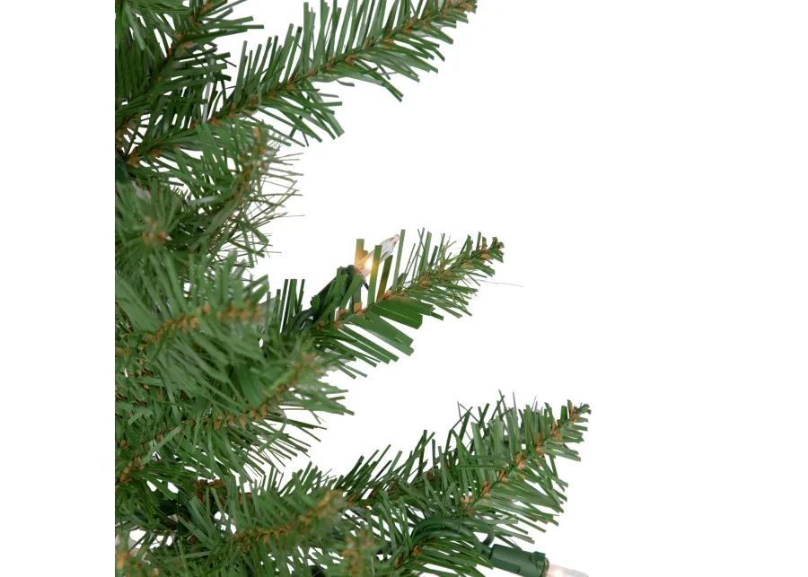 10' Pre-Lit Green Medium Northern Pine Artificial Christmas Tree - Clear Lights