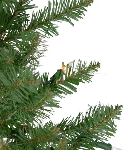 10' Pre-Lit Green Medium Northern Pine Artificial Christmas Tree - Clear Lights