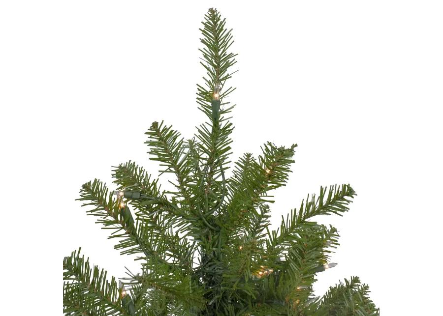 10' Pre-Lit Green Medium Northern Pine Artificial Christmas Tree - Clear Lights